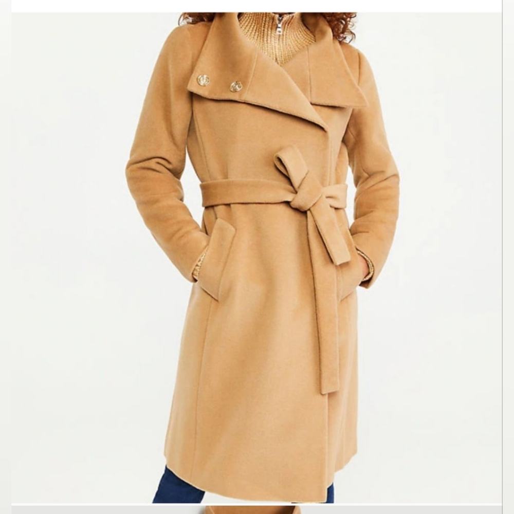 Ann Taylor Wool Coat, Camel, PS, NWT